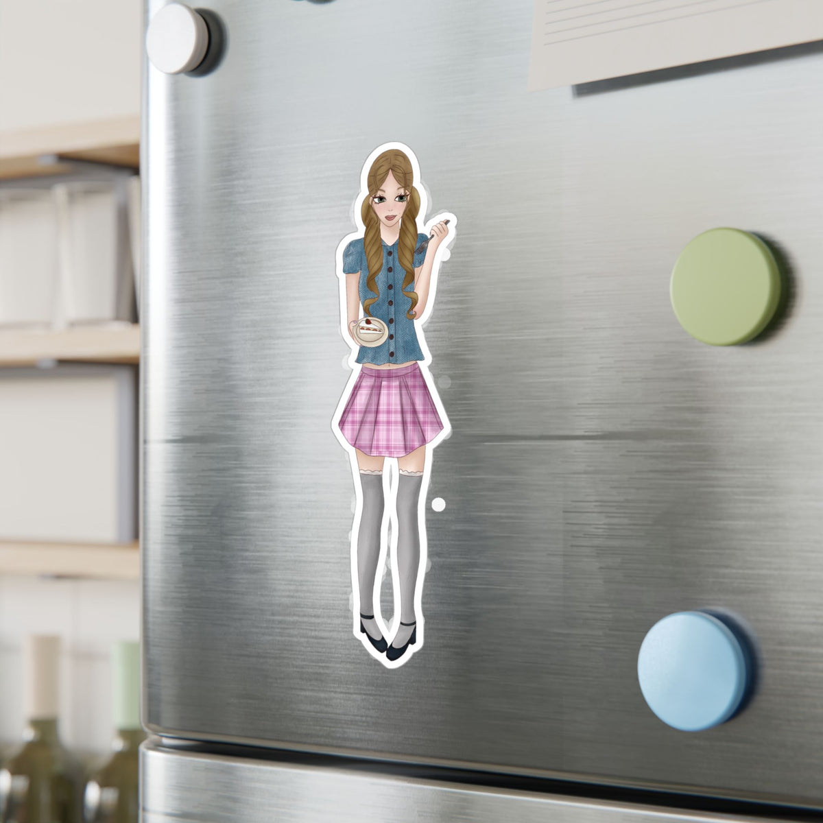 Sticker—Snack time