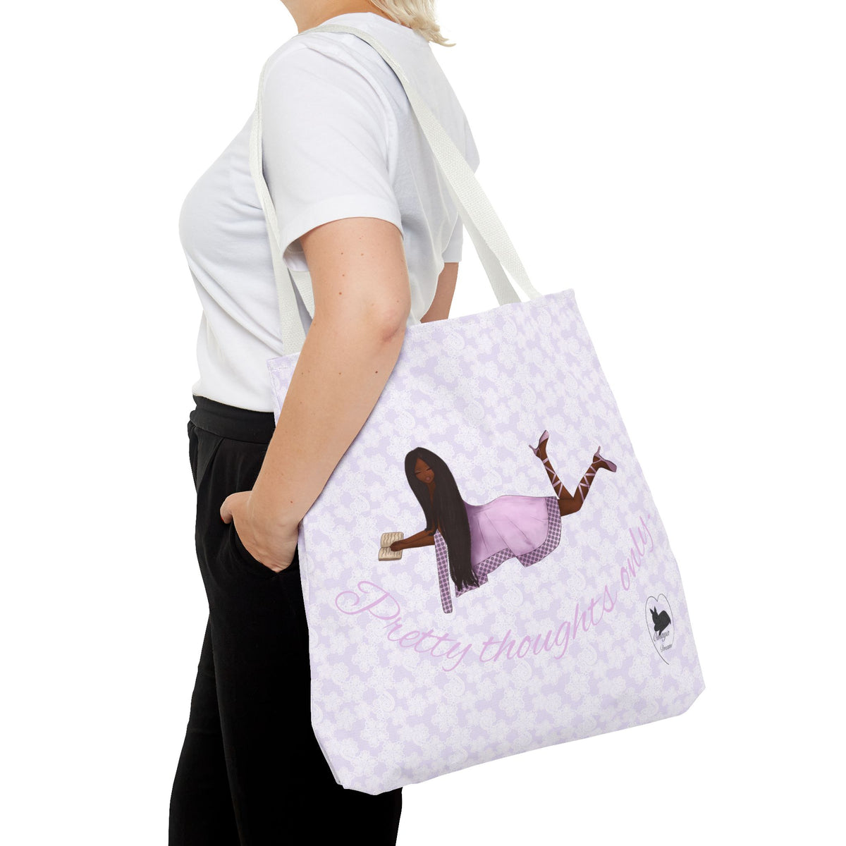 Tote Bag—Daydreaming at the Fountain