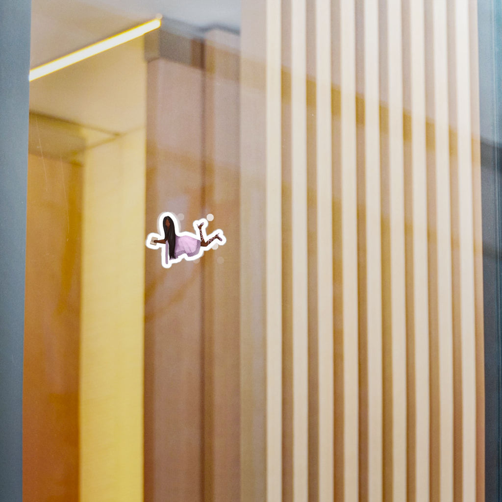 Sticker—Daydreaming at the Fountain
