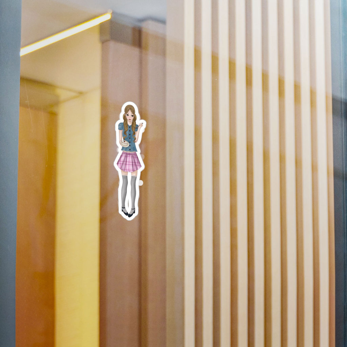 Sticker—Snack time