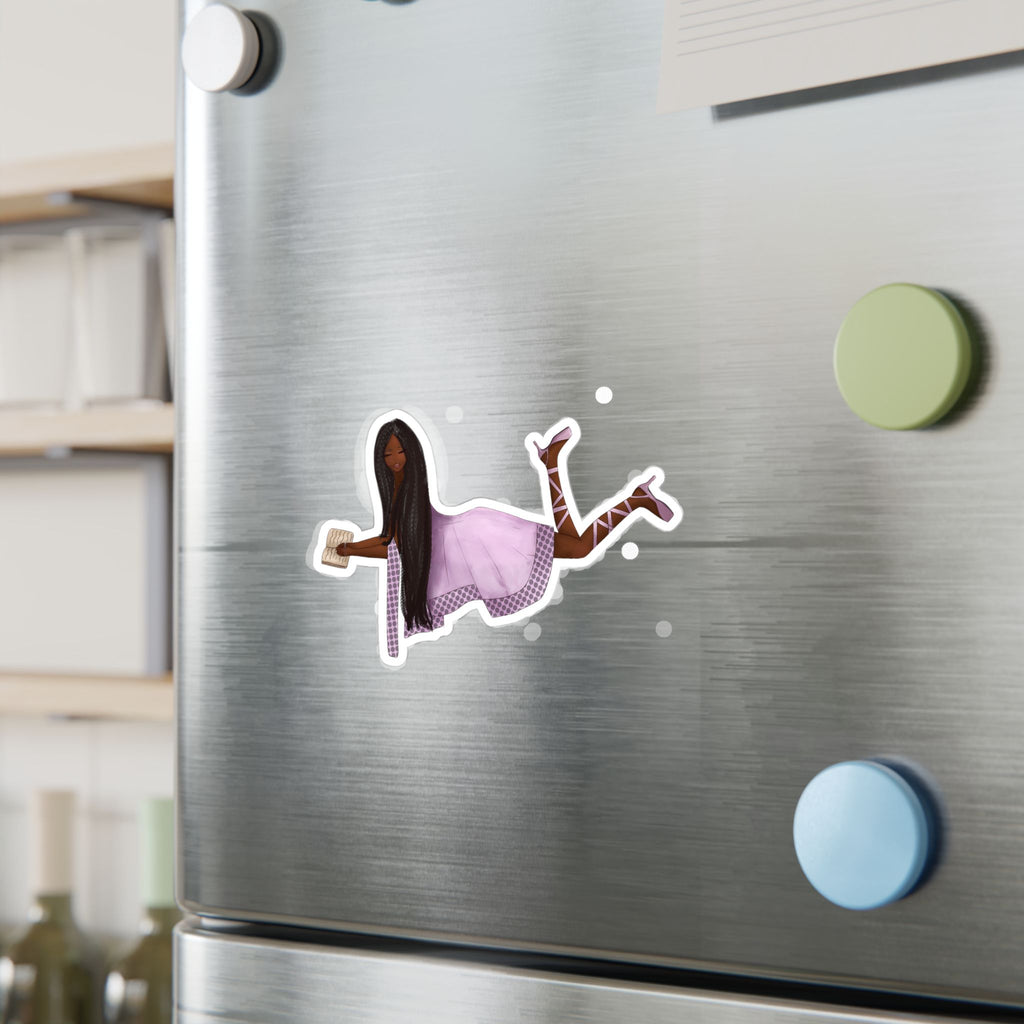 Sticker—Daydreaming at the Fountain