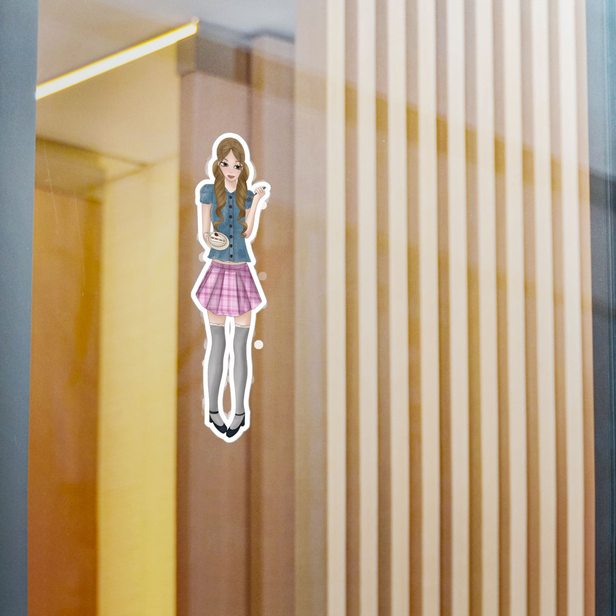Sticker—Snack time