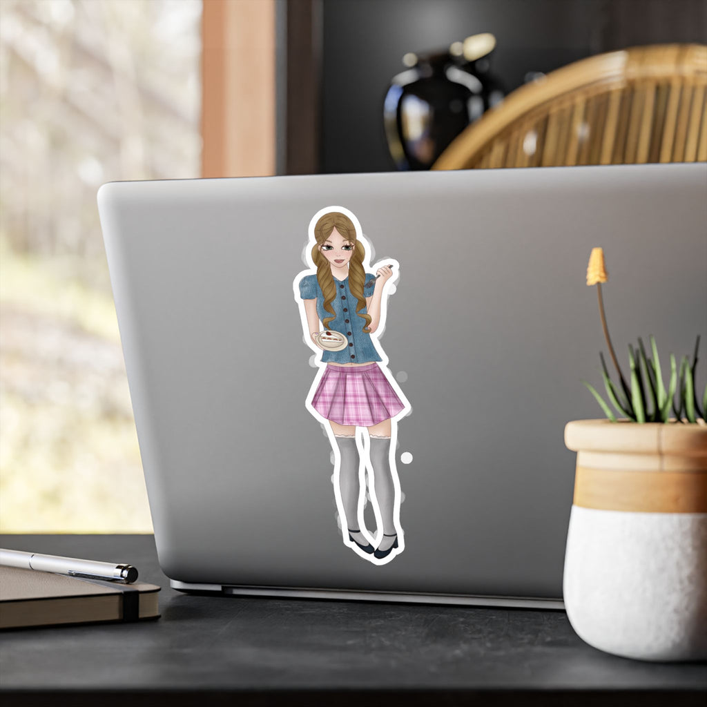 Sticker—Snack time