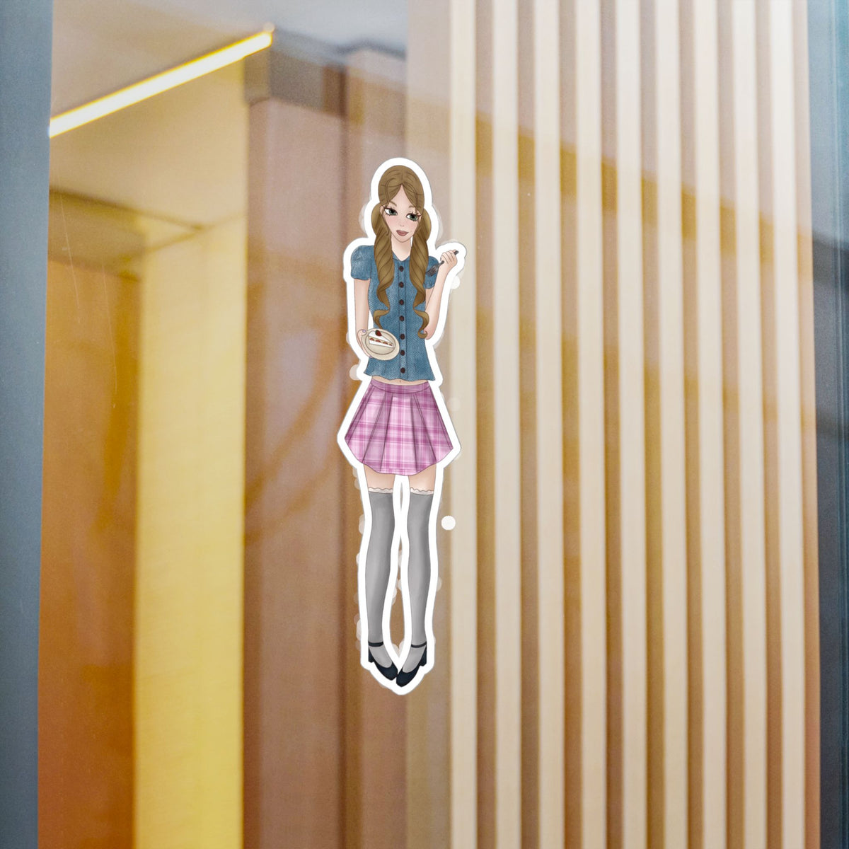 Sticker—Snack time